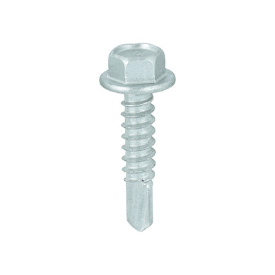 TIMco Self-Drilling Light Section Screws Exterior Silver - 5.5 x 25 - 100 Pieces