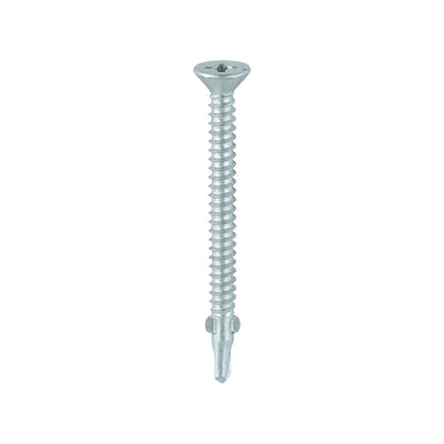 TIMco Self-Drilling Wing-Tip Steel to Timber Light Section Exterior Silver Screws  - 5.5 x 65 - 200 Pieces
