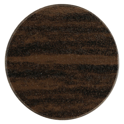 TIMco Self-Adhesive Screw Cover Caps African Hardwood - 13mm - 112 Pieces