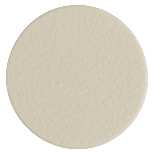 TIMco Self-Adhesive Screw Cover Caps Ivory - 13mm - 112 Pieces