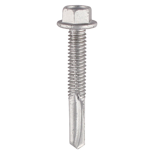TIMco Self-Drilling Heavy Section Screws Exterior Silver - 5.5 x 65 - 100 Pieces