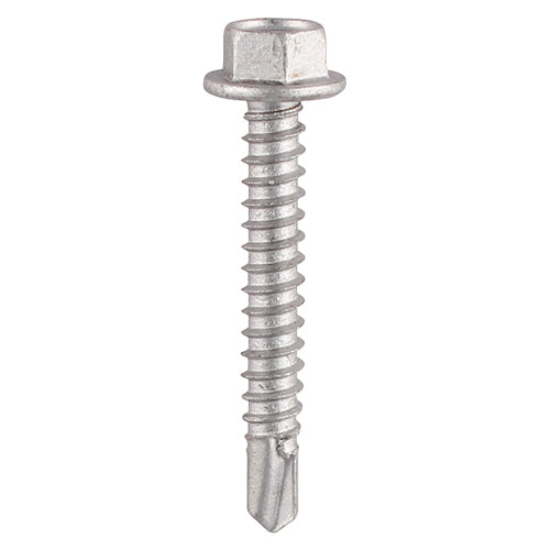 TIMco Self-Drilling Light Section Screws Exterior Silver - 5.5 x 19 - 100 Pieces
