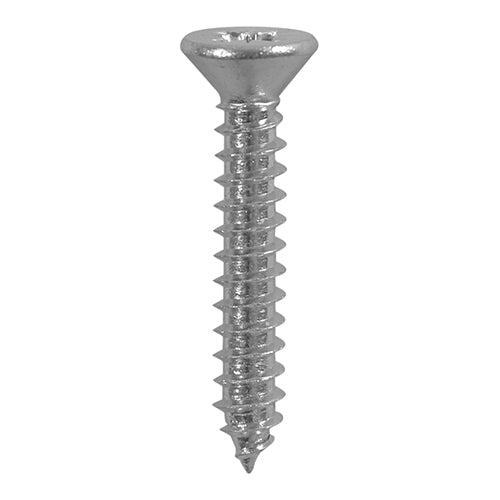 TIMco Self-Tapping Countersunk A2 Stainless Steel Screws - 3.9 x 9.5 - 200 Pieces