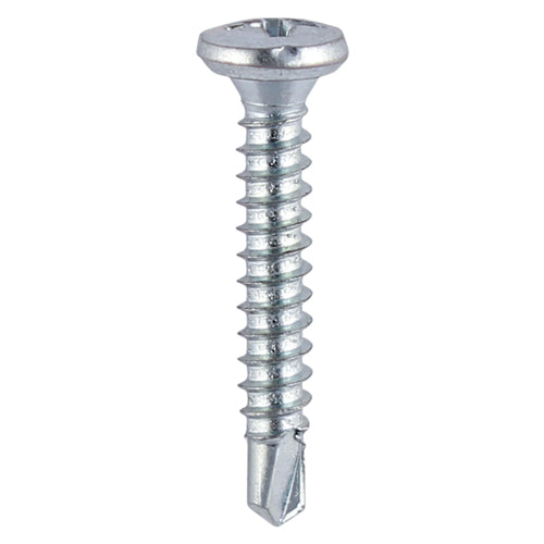TIMco Window Fabrication Screws Friction Stay Shallow Pan Countersunk PH Self-Tapping Self-Drilling Point Zinc - 3.9 x 29 - 1000 Pieces