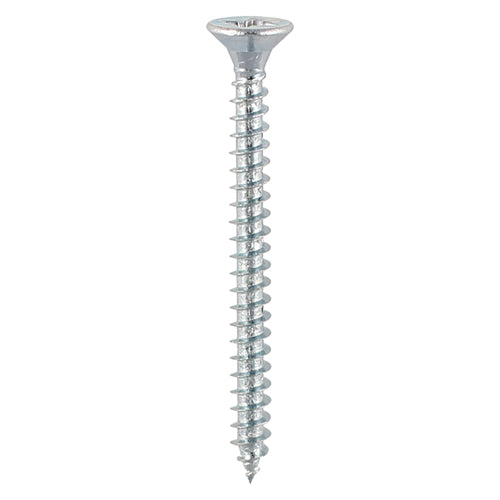 TIMco Solo Countersunk Silver Woodscrews - 3.0 x 20 - 200 Pieces
