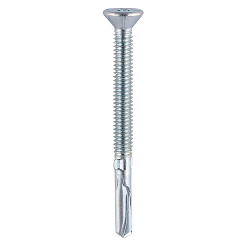TIMco Self-Drilling Wing-Tip Steel to Timber Heavy Section Silver Screws  - 5.5 x 65 - 200 Pieces