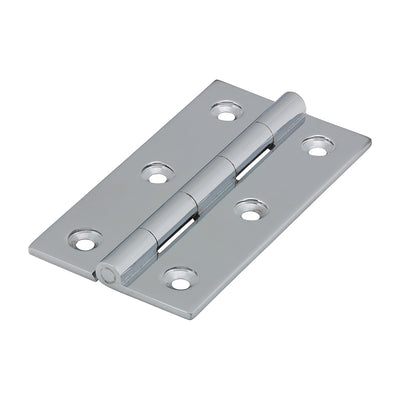 TIMCO Solid Drawn Brass Hinges Polished Chrome - 75 x 40
