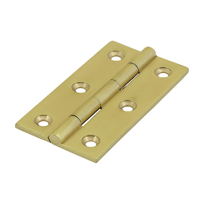 TIMCO Solid Drawn Brass Hinges Polished Brass - 50 x 28