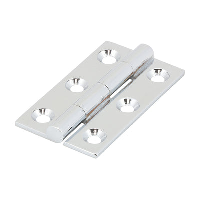 TIMCO Solid Drawn Brass Hinges Polished Chrome - 64 x 35