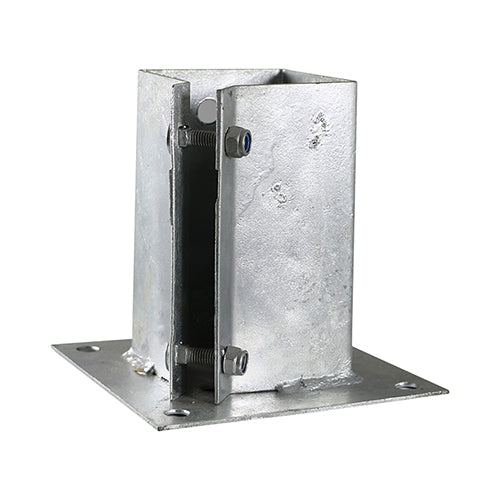 TIMCO Bolt Down Post Support Bolt Secure Hot Dipped Galvanised - 100mm