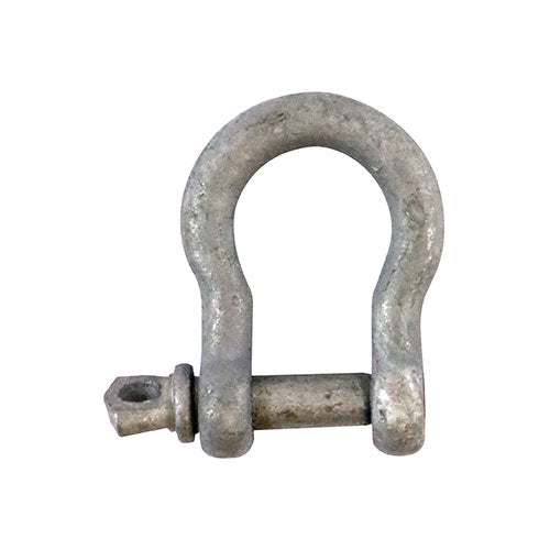 TIMCO Bow Shackles Hot Dipped Galvanised - 5mm- Pack Quantity 5