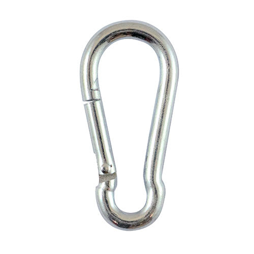 TIMCO Carbine Hooks Silver - 5mm - Pack Quantity 10