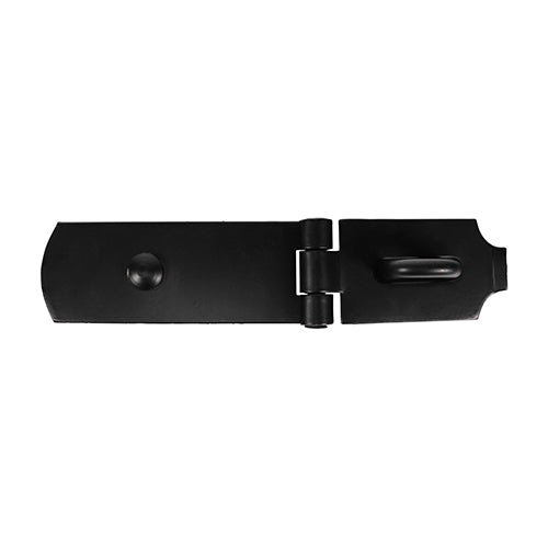 TIMCO Heavy Duty Swivel Pattern Hasp & Staple Bolt On Black - 8"  - plain Bag