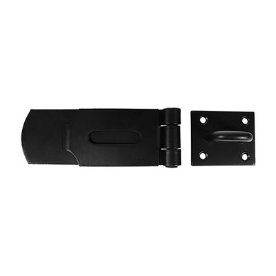 TIMCO Heavy Duty Swivel Pattern Hasp & Staple Bolt On Black - 8"  - plain Bag