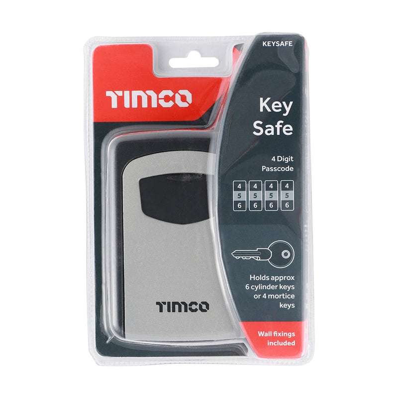 TIMCO Water Resistant Combination Key Safe - 120 x 85 x 40