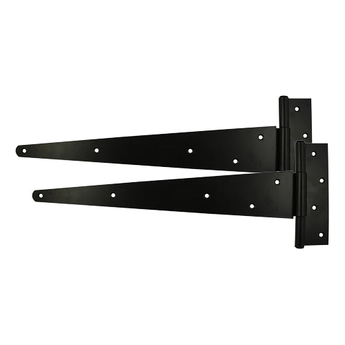 TIMCO Strong Tee Hinges Black - 14" - Plain Bag