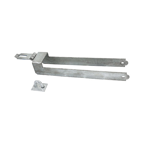 TIMCO Throw-Over Locking Gate Loop Hot Dipped Galvanised - 450mm