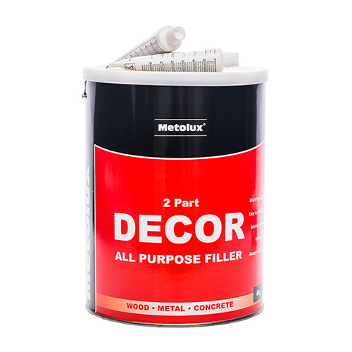 Metolux 2 Part Decor All Purpose Filler Light Grey - 6kg