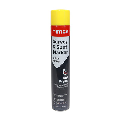 TIMCO Survey & Spot Marker Yellow - 750ml