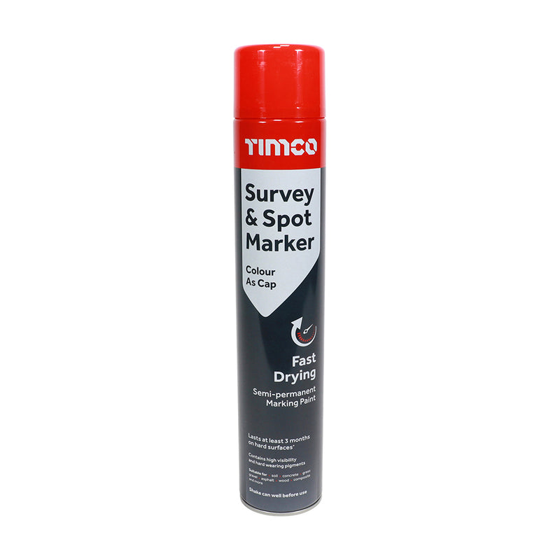 TIMCO Survey & Spot Marker Red - 750ml