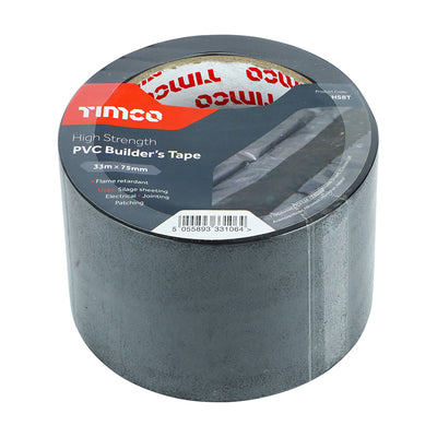 TIMCO High Strength PVC Builder's Tape - 33m x 75mm