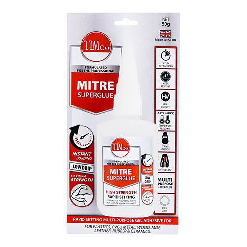 TIMCO Mitre Superglue - 50g