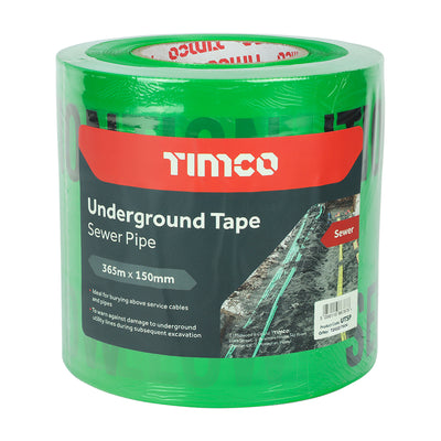 TIMCO Underground Tape Sewer Pipe - 365m x 150mm